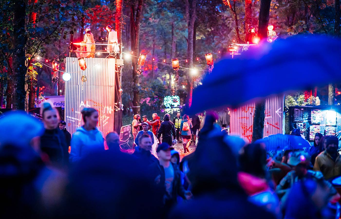 Kendal Calling at night